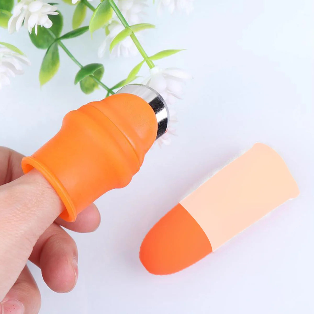 Vegetable Thumb Cutter And Tool With Effective Sharp Cutting Blade System.