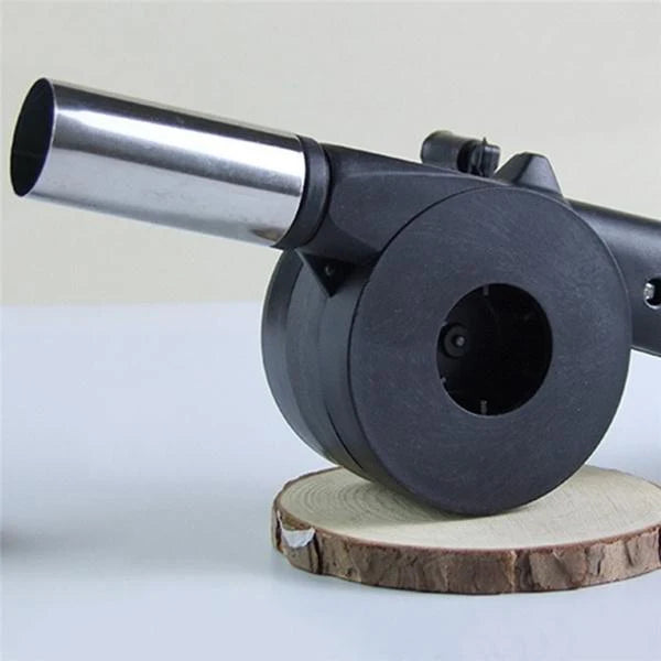 Portable Hand Crank Air Blower Fan For Charcoal Grill Bbq