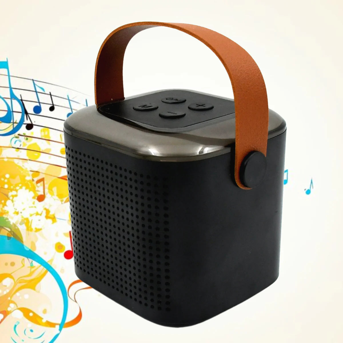 Wireless Speaker Microphone Set Rgb Light Support Memory Card Portablekaraoke Machine Perfect For Travel Tv