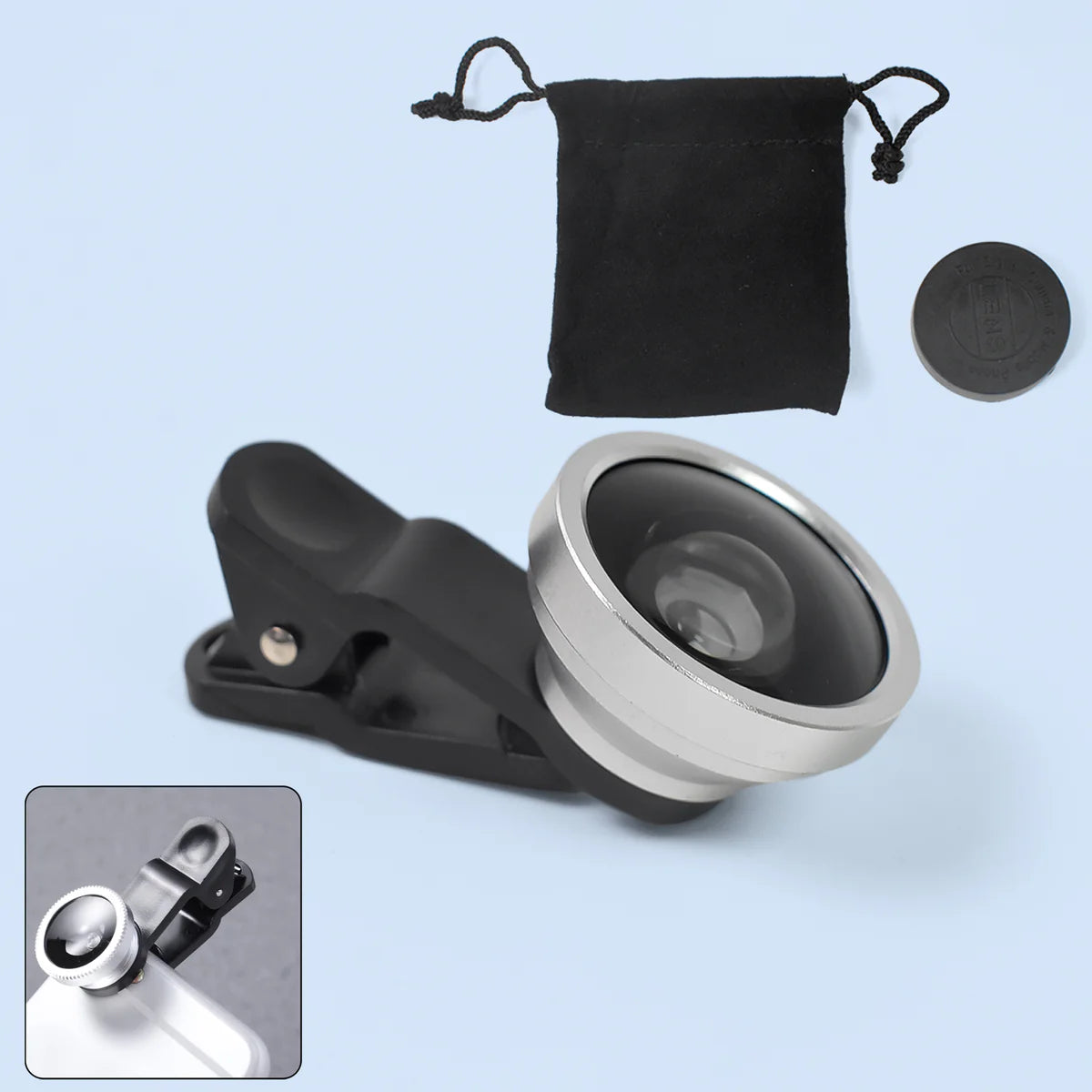 Camera Lens External Phone Lens Phone Camera Lens Universal Ultra Wide Angle Beauty Function External Lens Camera Accessories For Take Pictures Most Android Smartphone