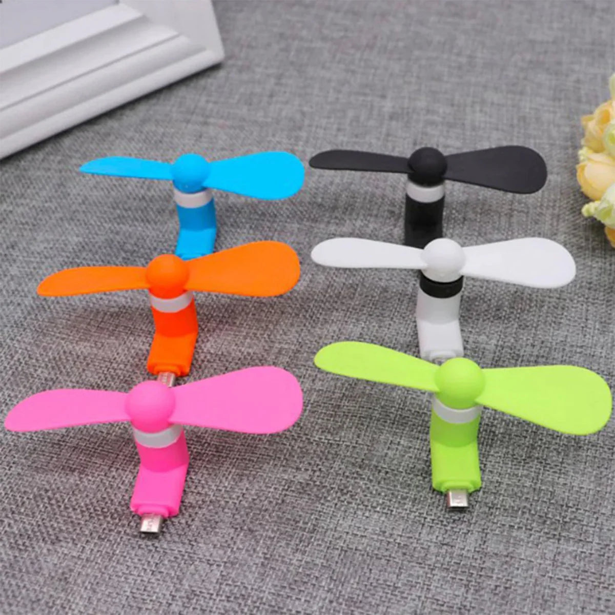 3 In 1 Laptop Accessory Combo Set USB LED light, mini fan & OTG adapter