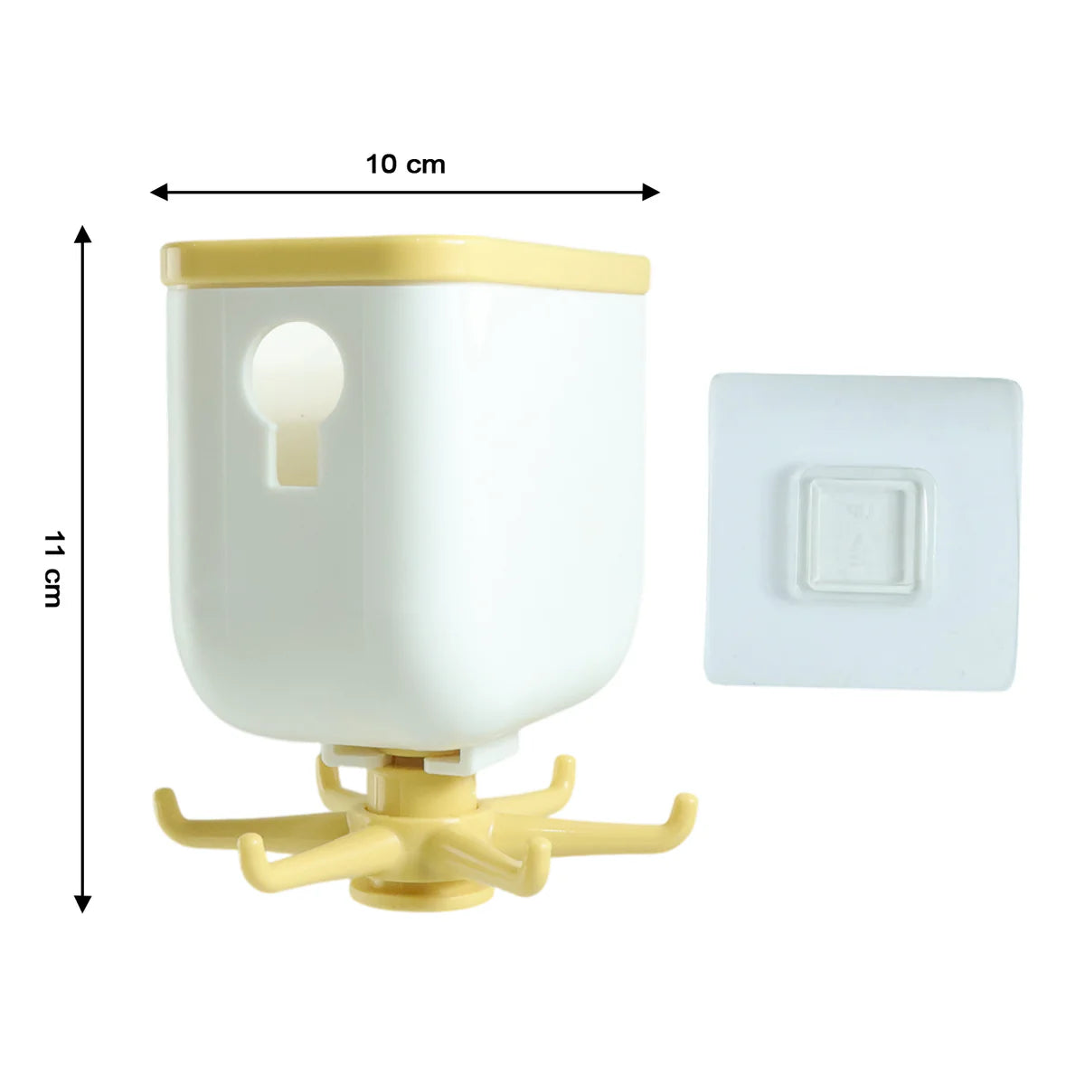 360 Rotating Storage Heavy Duty Sticky Wall Hook (1 Pc)