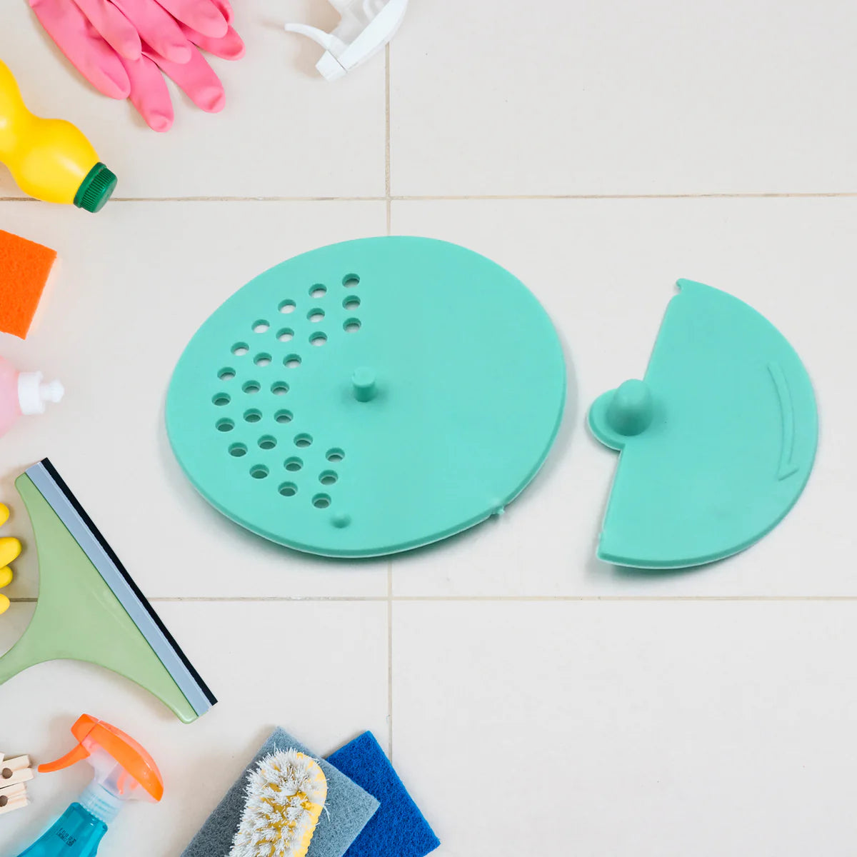 Drain Cover Round Rubber Anti-odor Floor Drain Shower Waste Water Drainer Bathroom Filter Kitchen Sink Filter Silica Gel Hole Bath Plug For Toilet Kitchen Balcony 1pcs