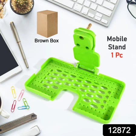 Multi-purpose Wall Holder Stand For Charging Mobile Just Fit In Socket And Hang (Mix Color 1 Pc)