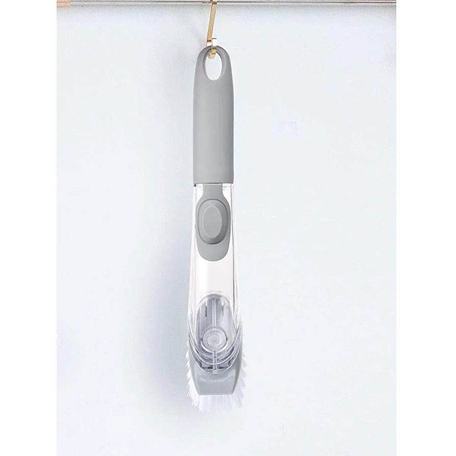 Automatic Liquid Dispenser Dish Clean Brush Scrubber