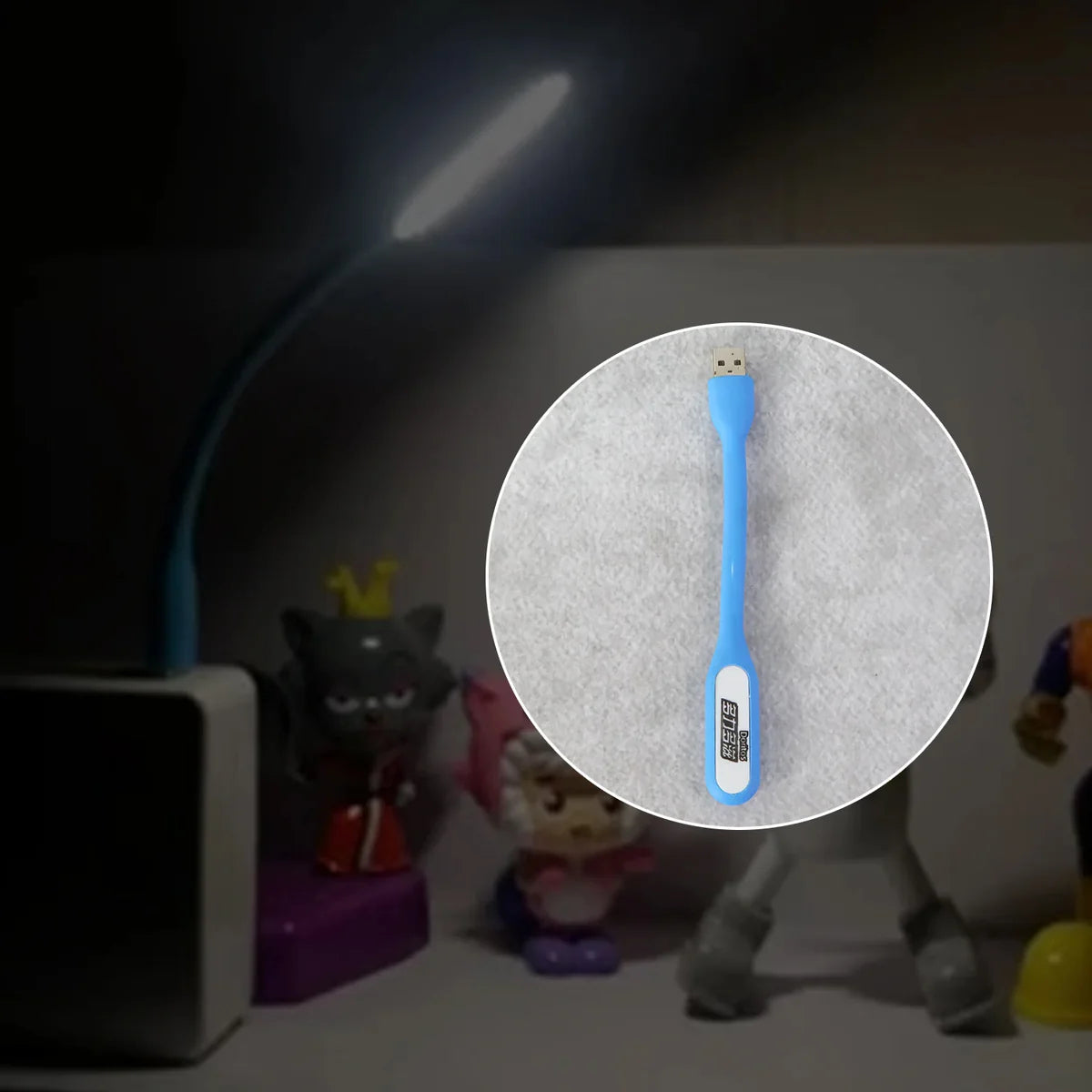 3 In 1 Laptop Accessory Combo Set USB LED light, mini fan & OTG adapter